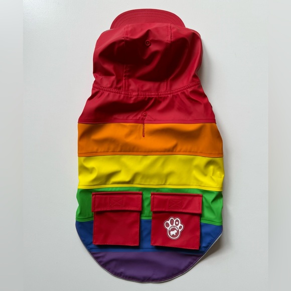 Canada Pooch Torrential Tracker Dog Jacket - Rainbow - Size 16 - Picture 9 of 16